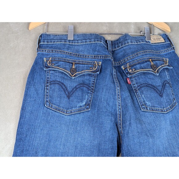 LEVI'S 515 Boot Cut Medium Blue Denim Jeans  14M 155160065 - Picture 6 of 9